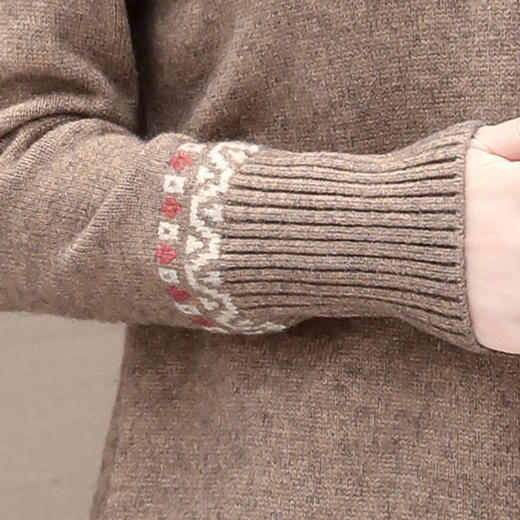 QYM 5CX8001-Y针织连衣裙厚款毛线裙包臀裙中长款裙 商品图3