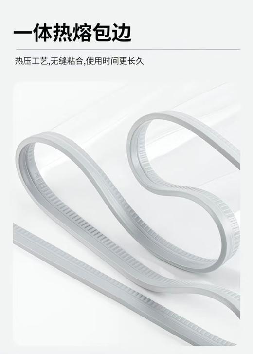 【JL】国产 磁性透明门帘1.5*2.1m 分成3片 （含安装）每平 商品图2