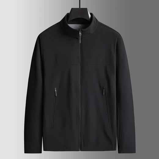 【DK】大依优型大码男装立领夹克外套运动休闲商务长袖外套 商品图2