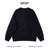 SDSA男士秋冬新款痞帅男装·韩版简约撞色刺绣字母圆领卫衣网红款 商品缩略图5