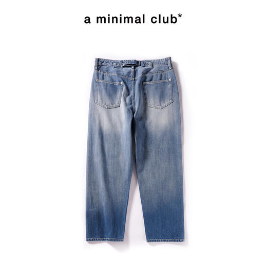 a minimal club复古美式水洗赤耳边直筒牛仔裤轻便上新AM58DT04 商品图1