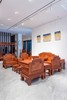红桥红  家具严选  缅甸花梨（大果紫檀）【西番莲 宝座式沙发十三件套】 商品缩略图1