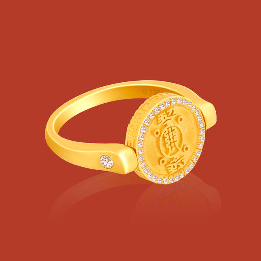 鸿囍云集 否极泰来 戒指饰品 商品图4