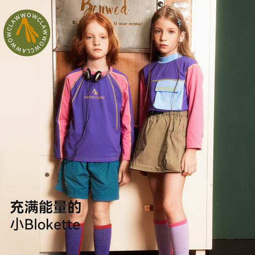 美国WOL 秋冬儿童磨毛卫衣男童美式秋冬运动透气女童长袖t恤小爪衣 商品图0