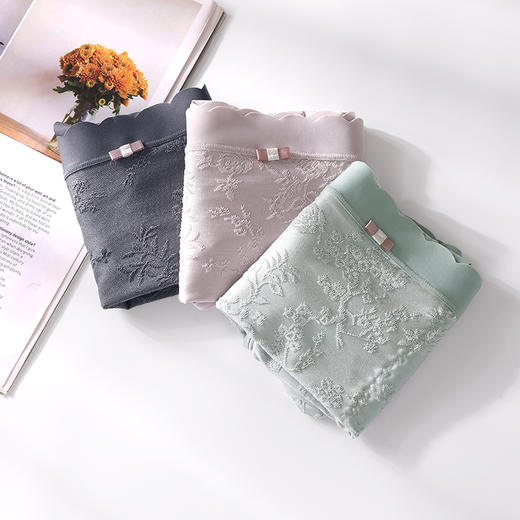 美奈川 精致提花蕾丝收腹内裤DK07345B 商品图3
