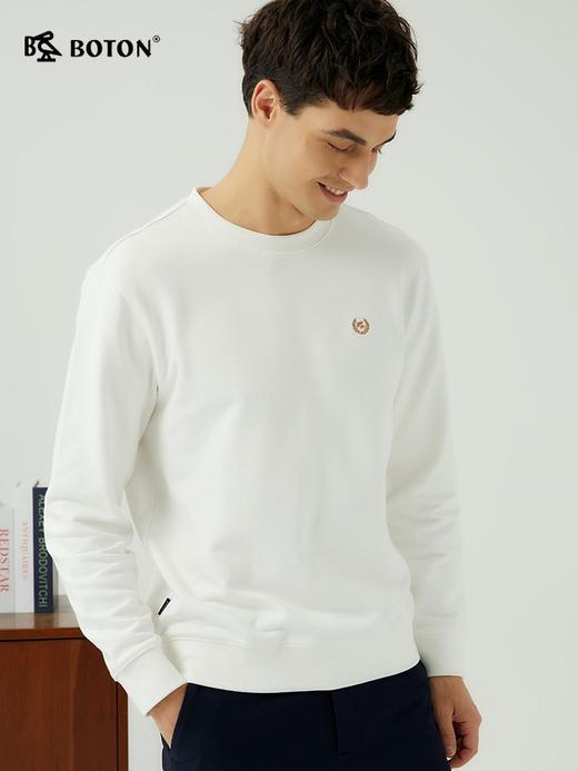 波顿男士春秋冬 卫衣 纯棉抓绒 合身美式休闲长袖MT975323 商品图1