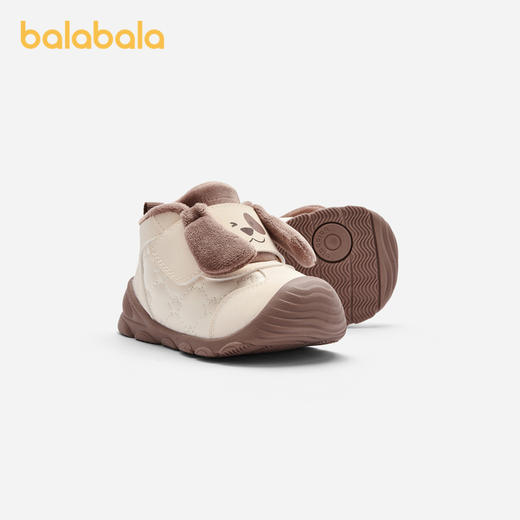巴拉巴拉童鞋宝宝学步鞋婴儿加绒秋冬男童鞋潮流舒适萌趣动物鞋子 商品图1