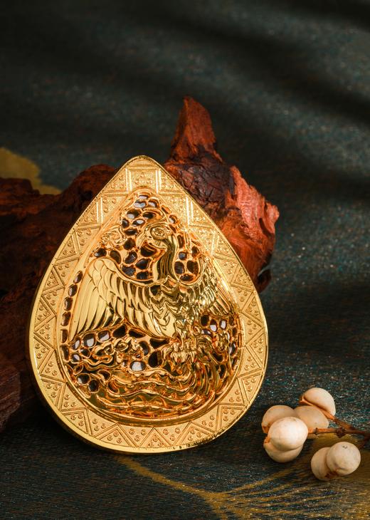 翟纹霞帔金坠冰箱贴 商品图1