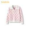 巴拉巴拉童装儿童毛衣女童秋冬装针织衫提花洋气甜美半开襟时尚潮 商品缩略图4