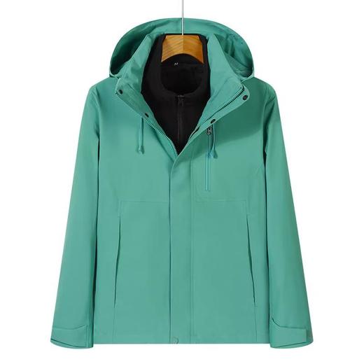 2025新款男女三合一全热封压胶户外摇粒绒可拆卸保暖加厚冲锋衣，⚡️军工级压胶·5000+暴雨级防护·双倍锁温摇粒绒BSZD1177 商品图5