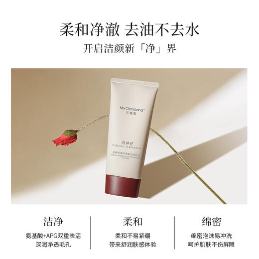 【会员购买送10倍积分】花皙蔻洛神花绵柔净澈洁面乳80g 商品图1