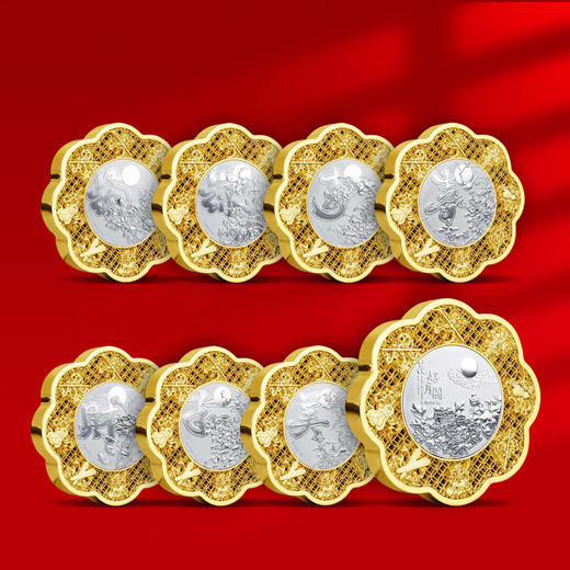 【中秋好礼】金秋银月系列足银月饼礼盒 花丝工艺 足银999 商品图3