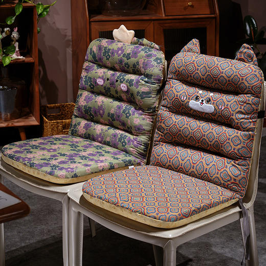 自然醒三维立体PP棉三层纱横条连体坐垫QYL 商品图8