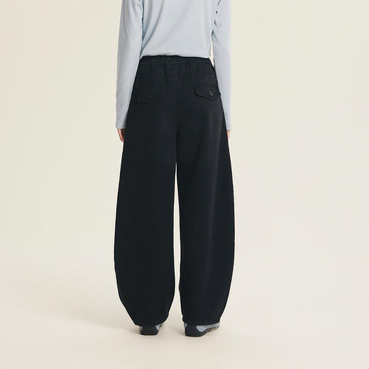 笛莎Deesha青少年女童裤子2025冬季女童加绒显瘦弯刀裤 商品图4