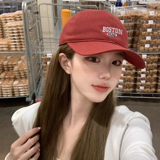 【YW】无忧购29元2件棒球帽大头围加大加深磨毛帽时尚情侣字母鸭舌帽BQ02（截单后3-5天发货) 商品图2