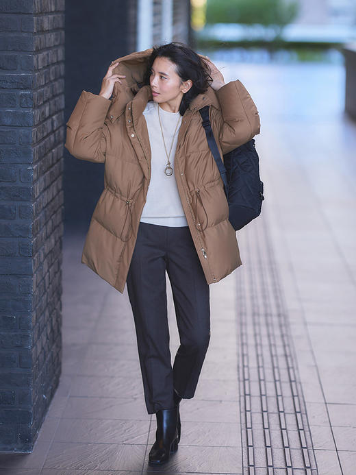 23区日系秋季通勤职业OL羊毛混纺微弹锥形九分裤休闲裤商场同款 商品图1