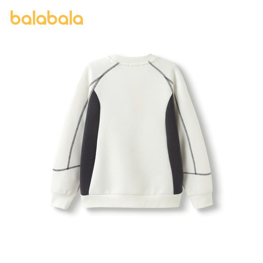 巴拉巴拉童装男童卫衣儿童秋冬装中大童套头上衣拼色时尚休闲洋气 商品图2