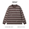 50962SDSA男士秋冬新款痞帅男装韩版撞色条纹针织圆领卫衣舒适百搭上衣 商品缩略图1