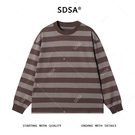 50962SDSA男士秋冬新款痞帅男装韩版撞色条纹针织圆领卫衣舒适百搭上衣 商品图1