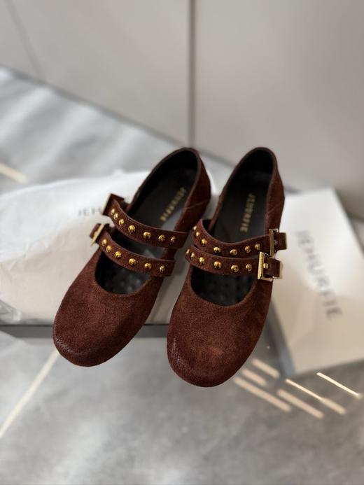 JEHURFIE/纪华菲长毛牛皮渐变一字带玛丽珍单舒AB25365 商品图5