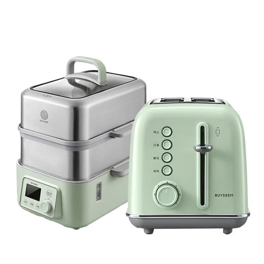 （多包裹发货）北鼎多功能电蒸锅G68+北鼎速烤面包机【HSZQ20.0】 商品图0