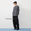 潮牌撞色针织螺纹领口长袖卫衣男下摆可调卡扣圆领NP58ST22 商品缩略图1