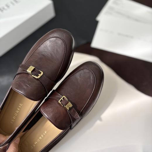 JEHURFIE/纪华菲腔调款～复古小金扣一脚蹬乐福单鞋AB25367 商品图2