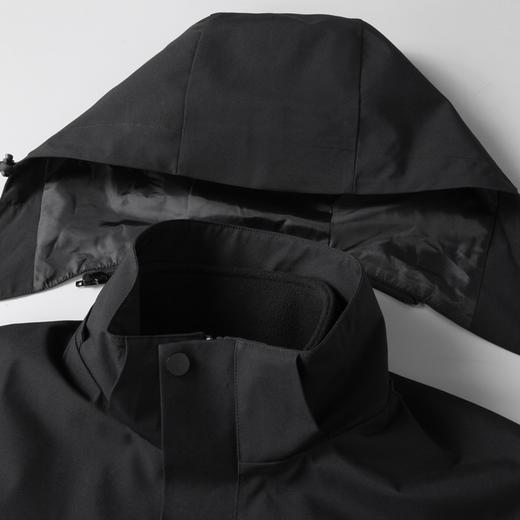 【三合一】【DK】大依优型大码男装可脱卸摇粒绒风衣两件套保暖衣商务外套加肥加大 商品图3