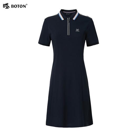 [冰感抑菌]波顿夏季女士Polo翻领美式休闲连衣裙LD258225 商品图5