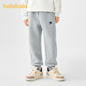 巴拉巴拉童装男童裤子秋冬装中大童长裤儿童运动裤印花百搭休闲潮