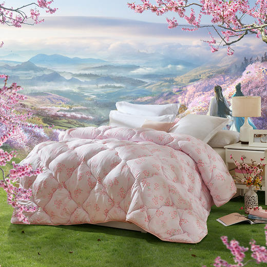 LOVO乐蜗XS NT-  洋洋繁花纤维春秋被  220*240 商品图0