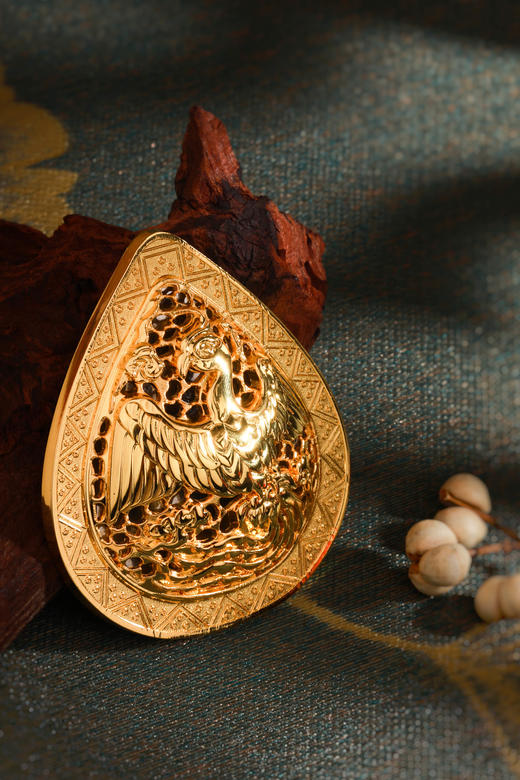 翟纹霞帔金坠冰箱贴 商品图2