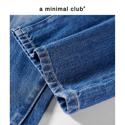 a minimal club复古美式水洗赤耳边直筒牛仔裤轻便上新AM58DT04 商品图3