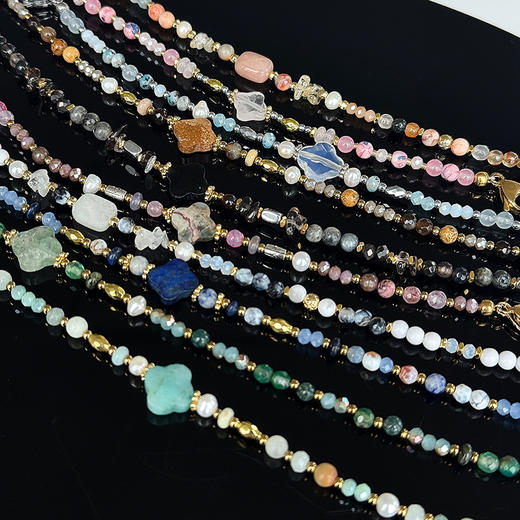 贺福安·天然石套链 ， 1条它=手链+项链+手机链+腰带+包带 商品图0