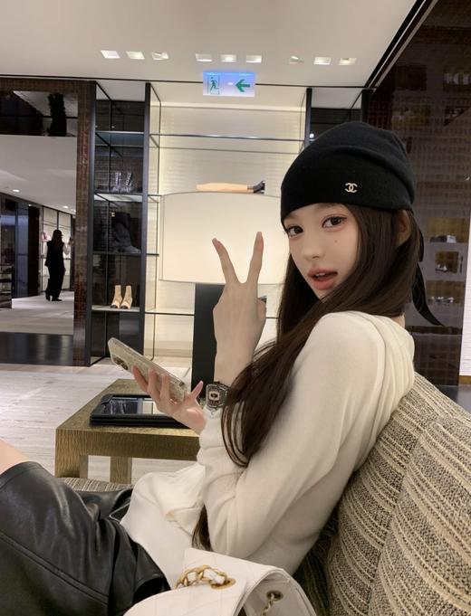 Chanel 香奈儿 蝴蝶结羊绒冷帽（COCO） 商品图2