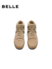 BF楼百丽复古保暖高帮鞋女25冬新商场同款舒适薄底休闲鞋E8H1DDD5 商品缩略图2