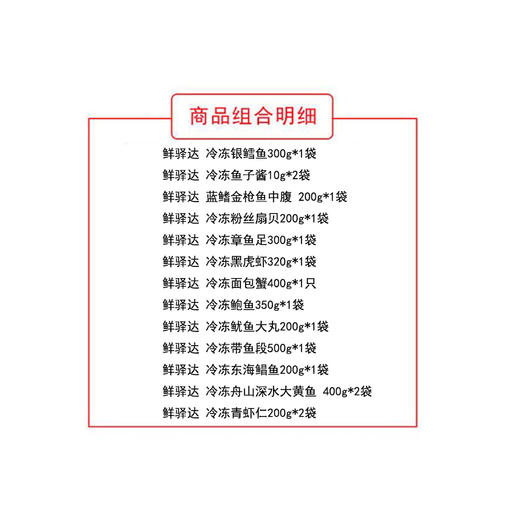 鲜驿达 春意盎然生鲜组合4190g 商品图1