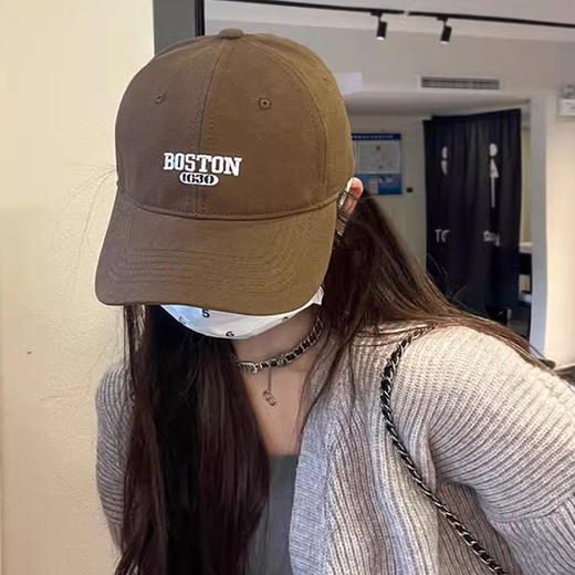 【YW】无忧购29元2件棒球帽大头围加大加深磨毛帽时尚情侣字母鸭舌帽BQ02（截单后3-5天发货) 商品图3
