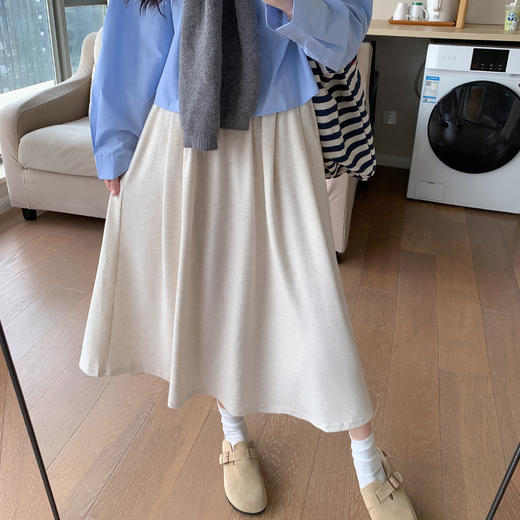 SUDUAN素段 初秋山本风糯米半身裙 遮肉显瘦 4色可选 商品图2