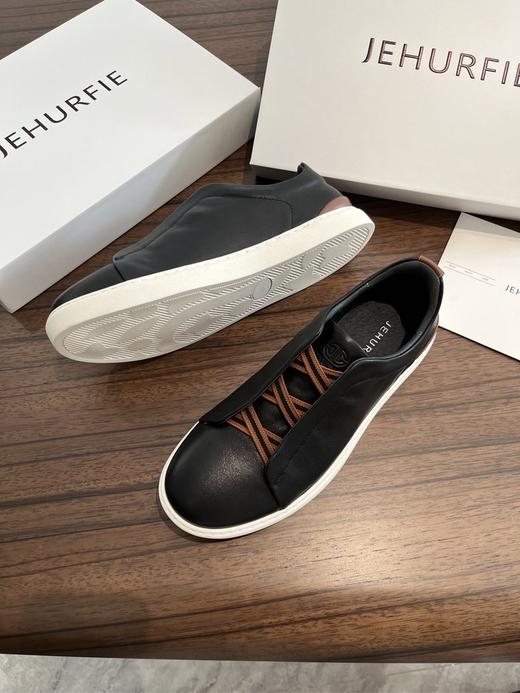 JEHURFIE/纪华菲明星同款～男士舒适一脚蹬撞色休闲鞋AB25303 商品图9