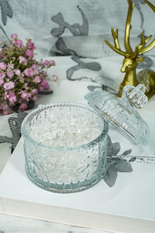 素园 天然水晶消磁碗 水晶净化 消磁 手串手链消磁 商品图1