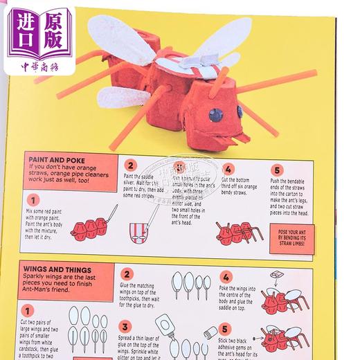 【中商原版】DK 漫威工艺 由漫画启发的工艺和游戏 英文原版 Marvel Crafts Art Games and Activities Inspired 商品图2