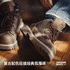 马登哨兵工装靴秋冬季男士休闲鞋美式复古中帮真皮登山厚底马丁靴 商品缩略图1