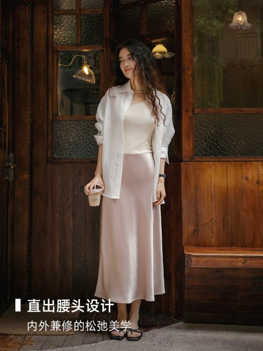 流光裙 醋酸鎏光缎面橡筋腰头迷笛半裙FCF2SKT082、FCF3SKT106 商品图4