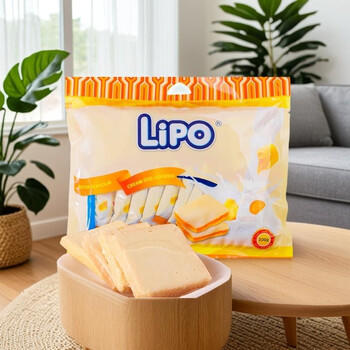 Lipo黄油味面包干300g/袋 零食大礼包 越南进口  出游 野餐 /休闲食品 /饼干 /酥性饼干 商品图2