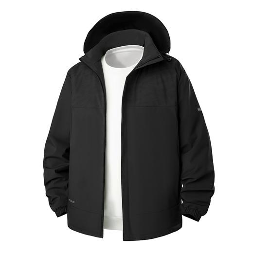 【DK】大依优型大码男装夹克外套棉服商务可脱卸帽上衣棉衣 商品图4