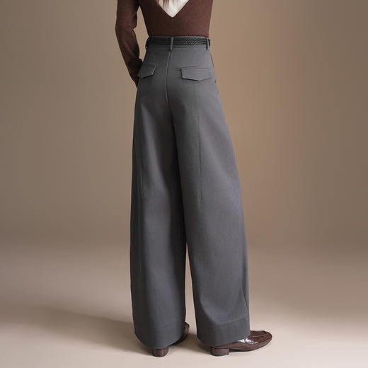 QYM 9521-Y西装裤宽松休闲阔腿裤时尚拖地裤 商品图2