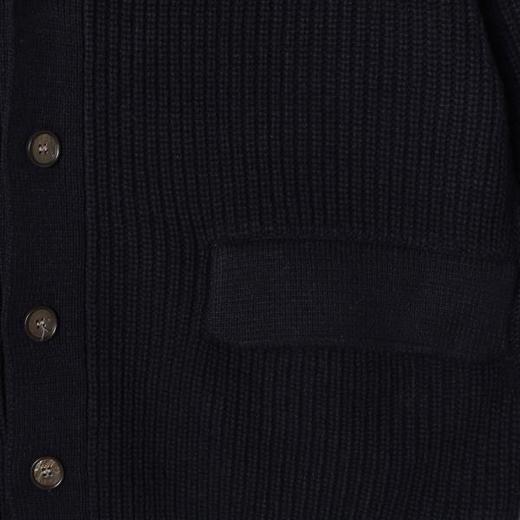 SDSA秋冬新款痞帅男装韩版简约撞色纽扣V领针织衫百搭开衫毛衣 商品图2