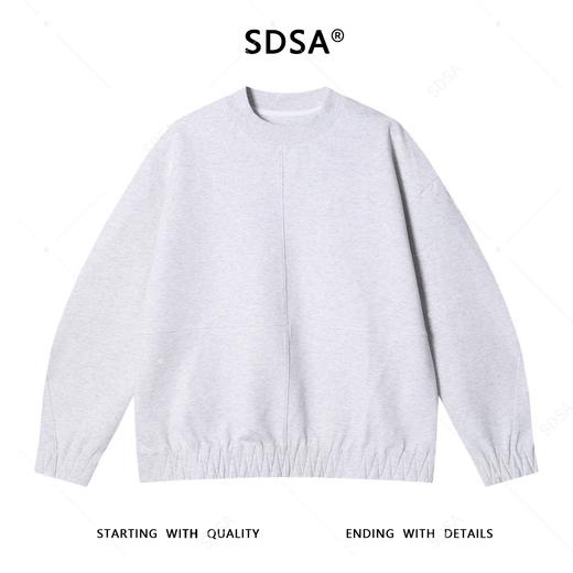 3055SDSA男士秋冬新款痞帅男装韩版简约压线圆领卫衣情侣百搭套头上衣 商品图1