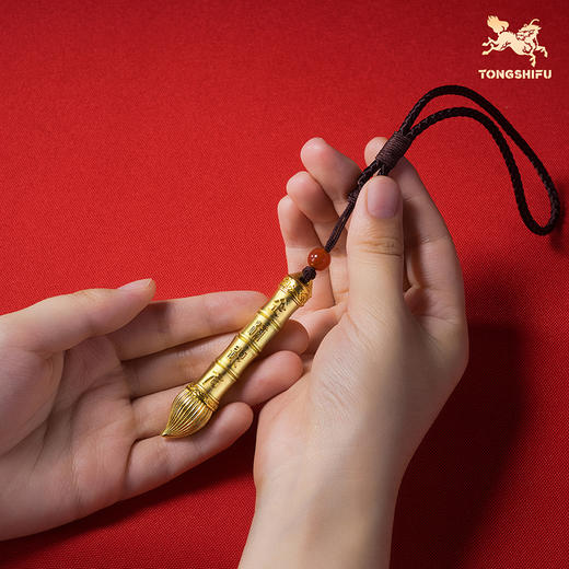 铜师傅《文昌笔》桌面书房文笔铜摆件 金榜题名挂件 送学生礼物 商品图4